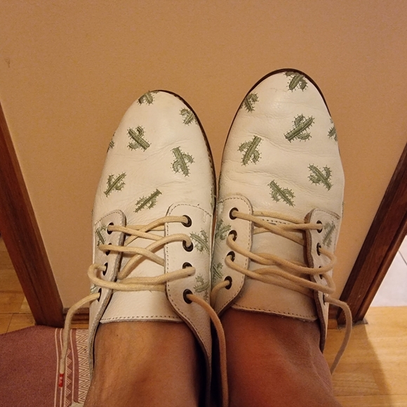 🌵Rollie Derby leather shoes embroidered cactus 🌵 39 - Picture 8 of 15